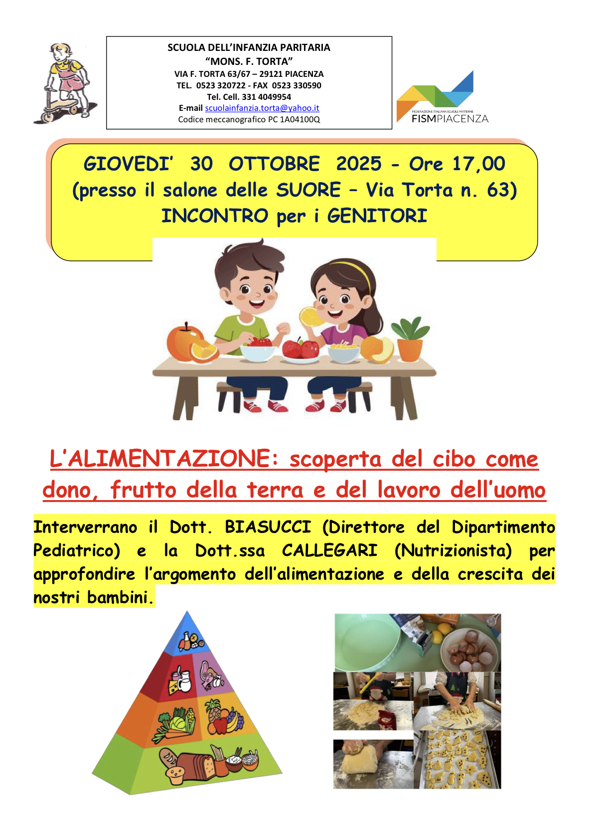 INCONTRO PER I GENITORI
