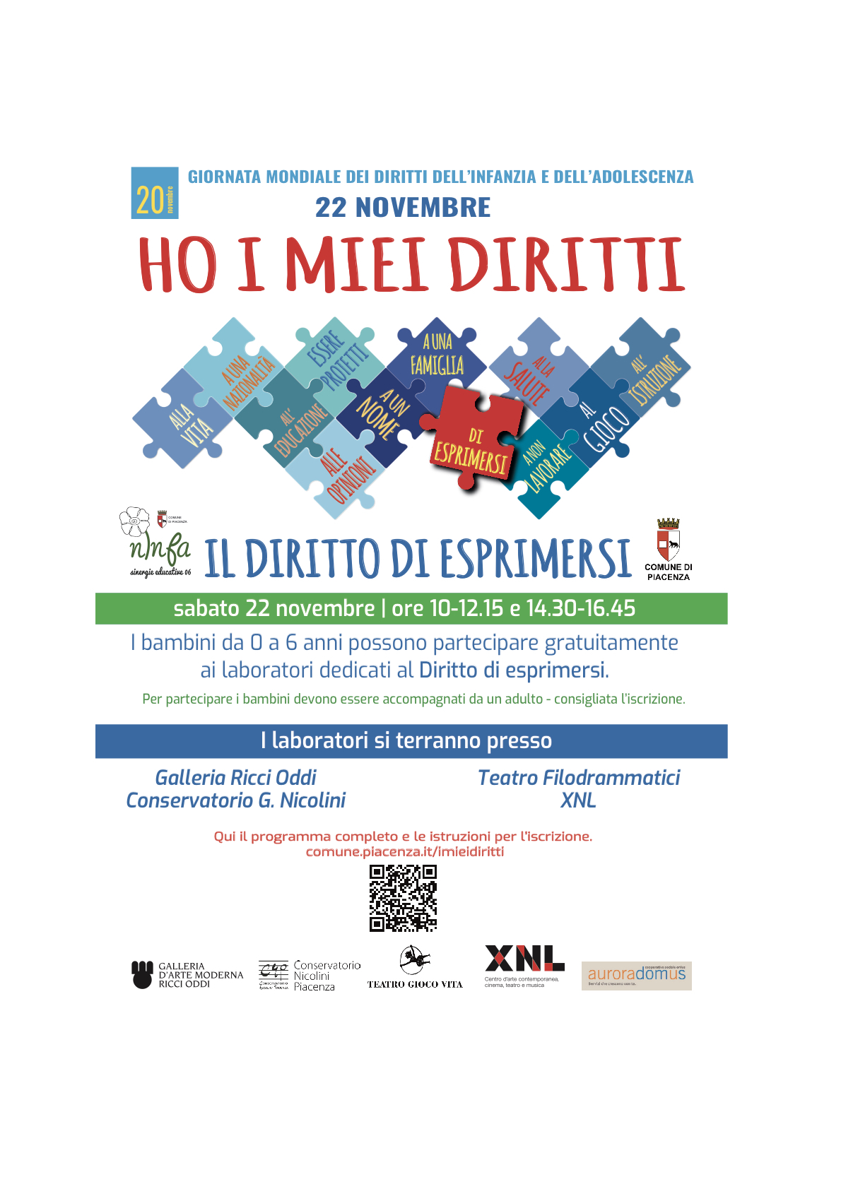 GIORNATA MONDIALE DEI DIRITTI DELL’INFANZIA E DELL’ADOLESCENZA