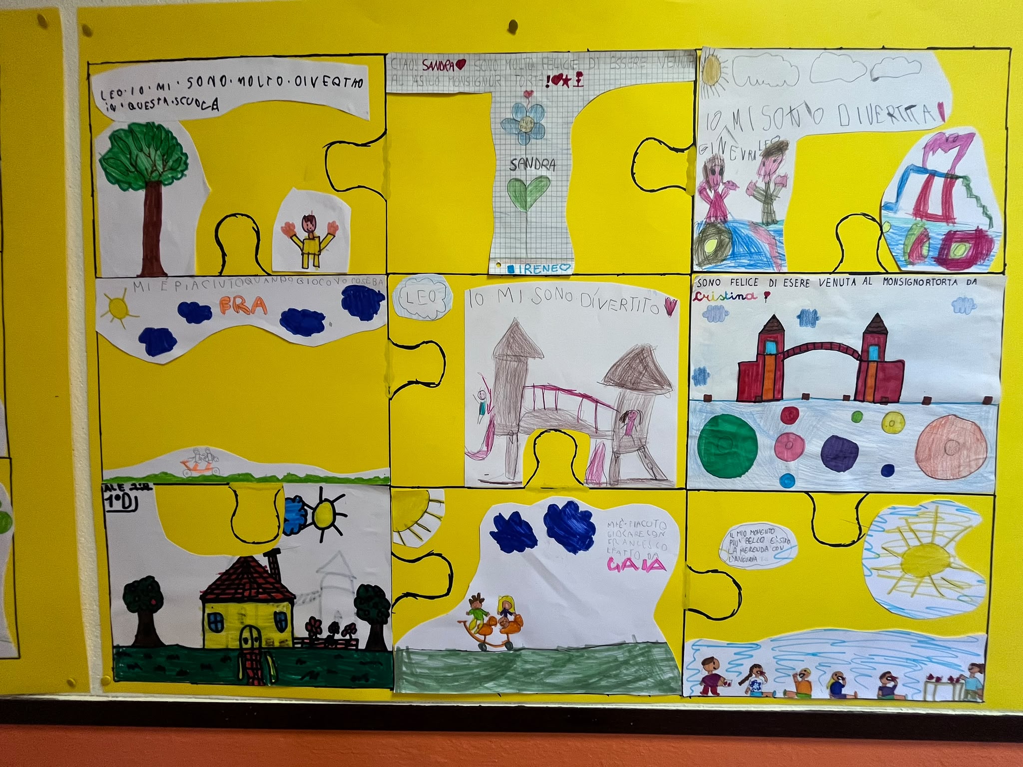 Disegni dei bimbi di prima elementare